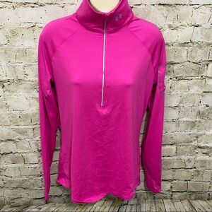 Under Armour Pink Fly Fast 1/2 Zip Pullover